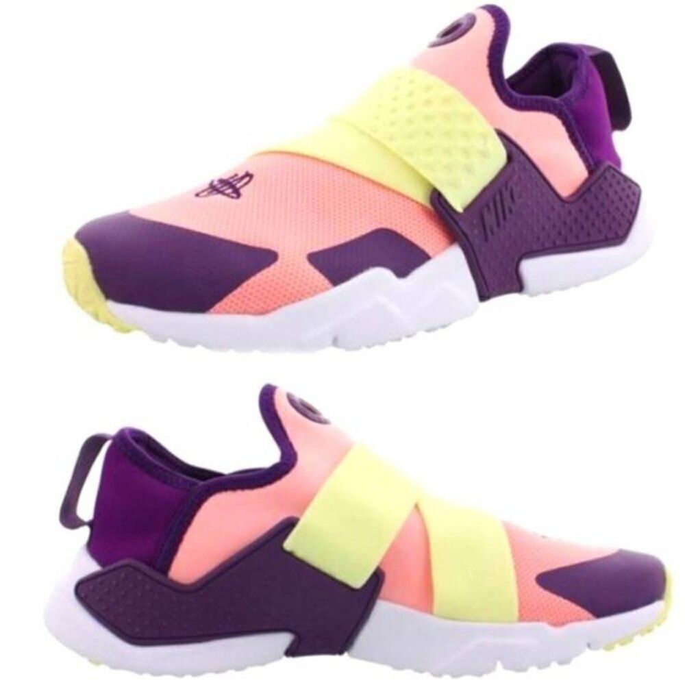 Nike Huarache Dynamic Girls Shoes Signature Logo Pink Purple Size 5.5 $109